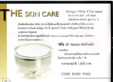 THE skincare   miragre  white X- tra   repair   